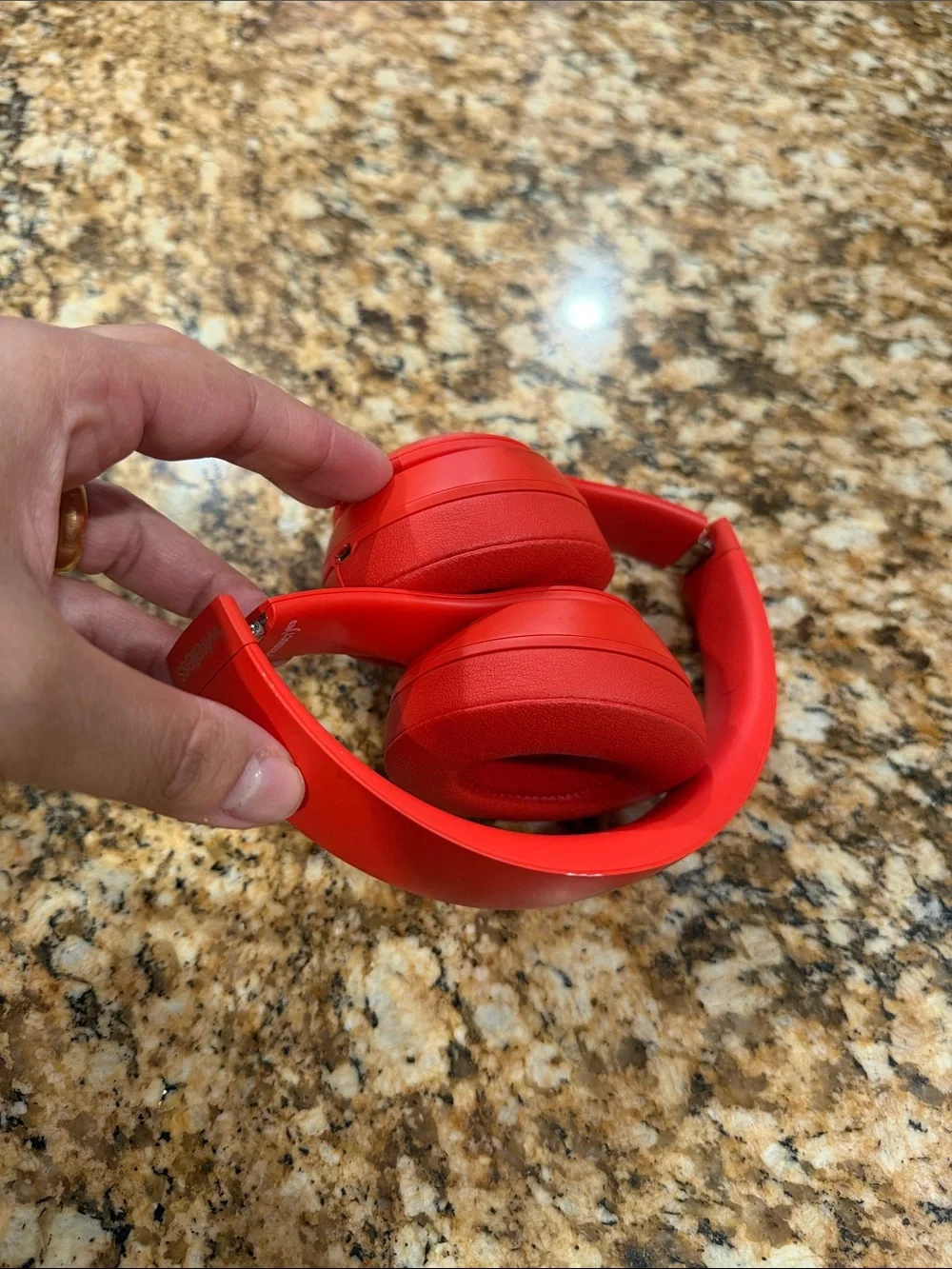 Beats by Dre Red Wireless Over-Ear Headphones